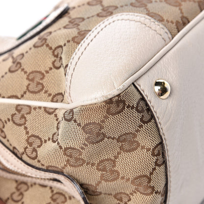Gucci Monogram Small Princy Satchel Off White 12 of 16
