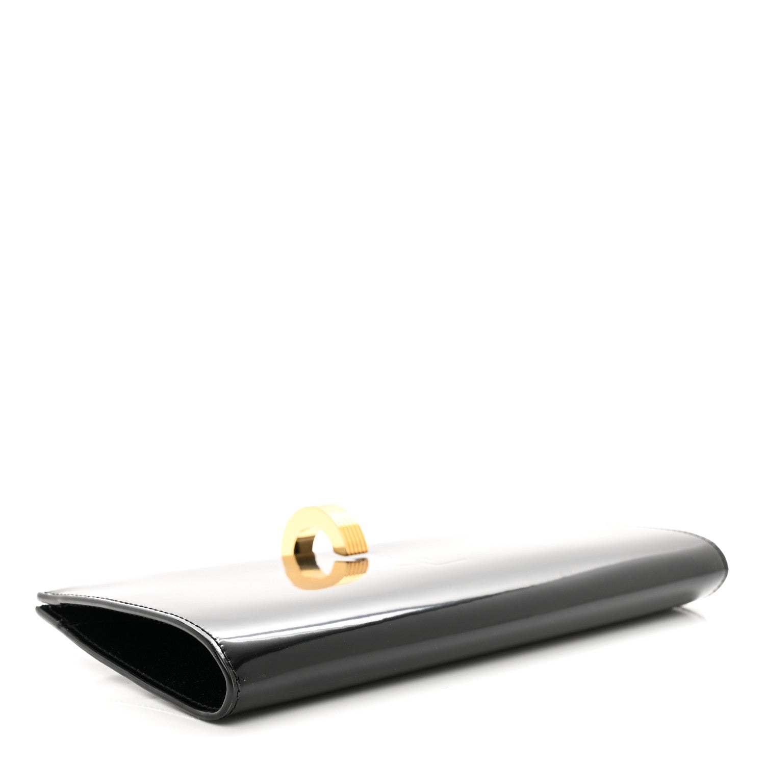 Saint Laurent Patent Daria Clutch Black 4 of 6