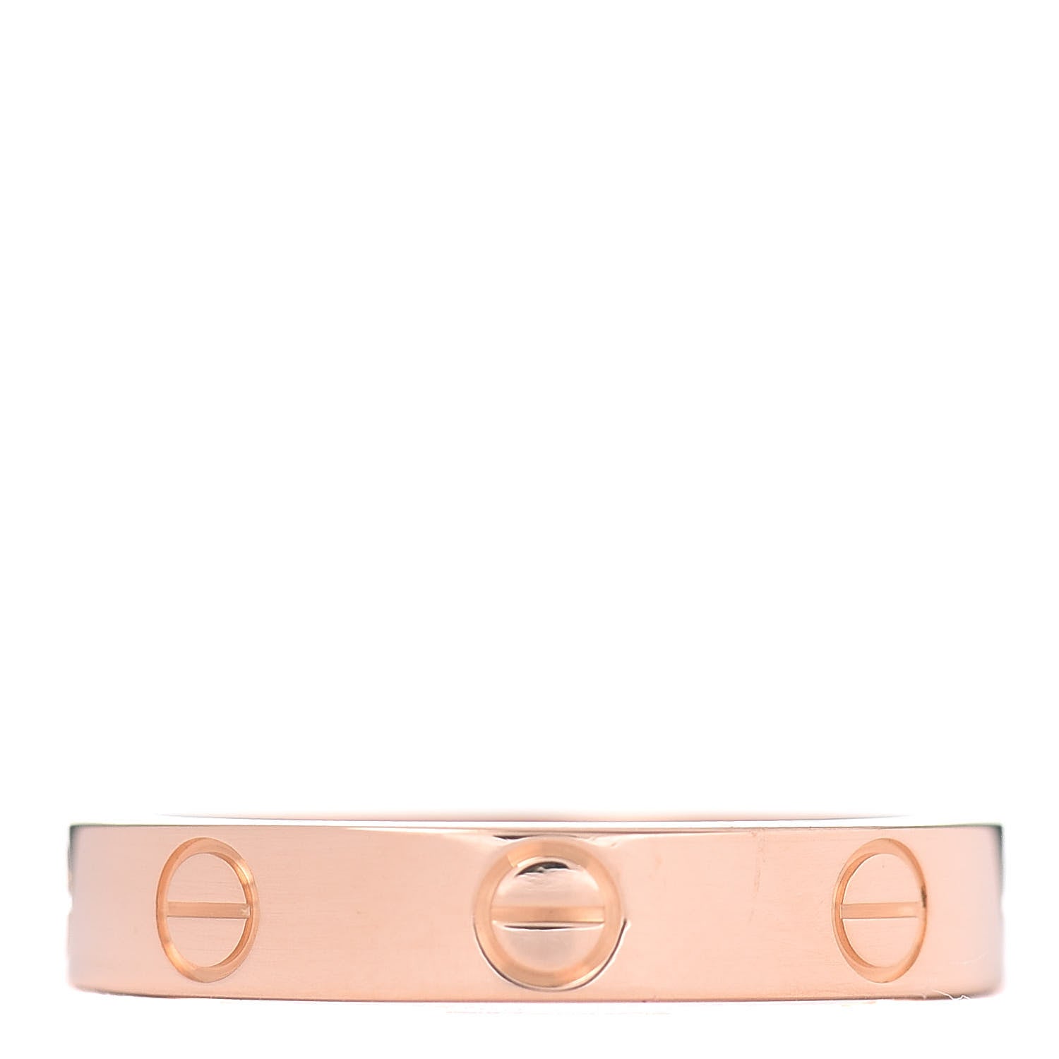 Cartier 18K Pink Gold 3.5mm LOVE Wedding Band Ring 52 6 1 of 4