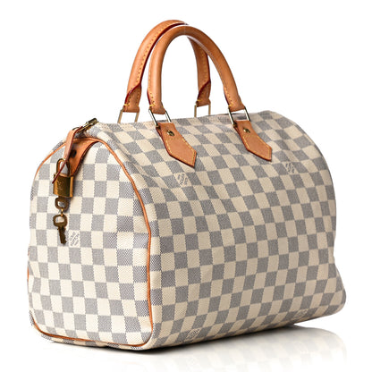 Louis Vuitton Damier Azur Speedy 30 3 of 9