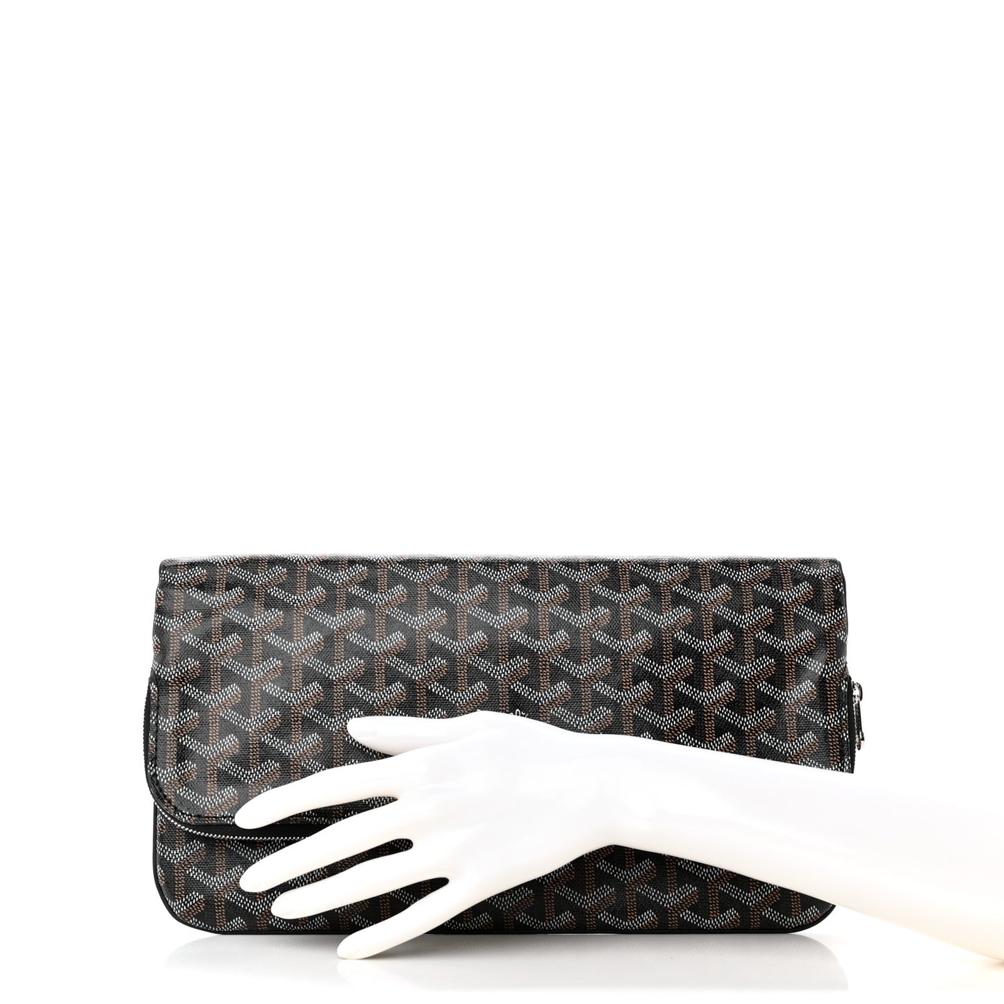 Goyardine Sainte Marie Soft Clutch Black