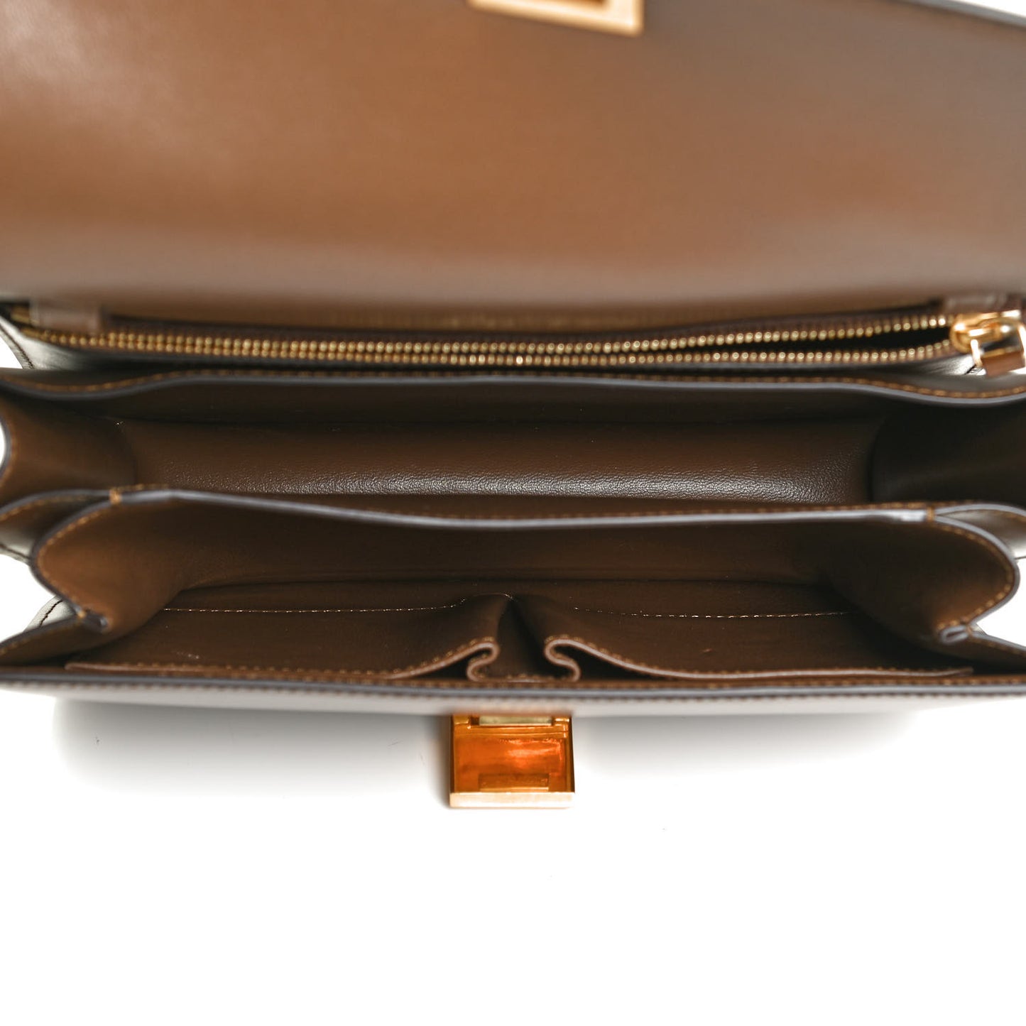 Box Calfskin Medium Classic Box Flap Bag Camel