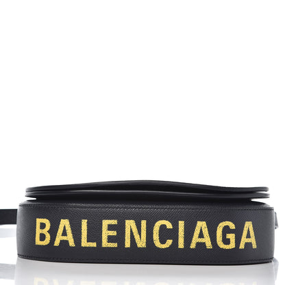 Balenciaga Signature Grained Calfskin Logo S Ville Day Bag Bleu Tempete Jaune 7 of 7
