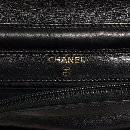 Chanel Caviar Timeless CC Wallet on Chain WOC Black 6 of 8