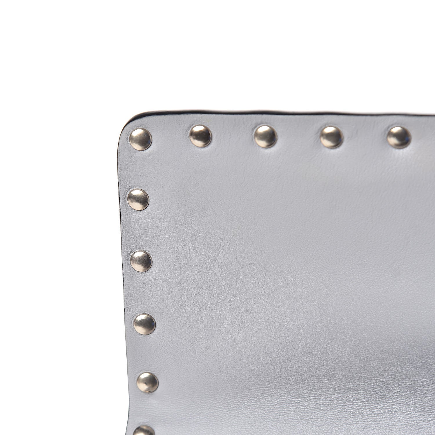 Valentino Garavani Nappa Medium Rockstud Spike Shoulder Bag Pastel Grey 10 of 10