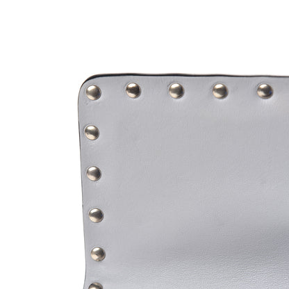 Valentino Garavani Nappa Medium Rockstud Spike Shoulder Bag Pastel Grey 10 of 10