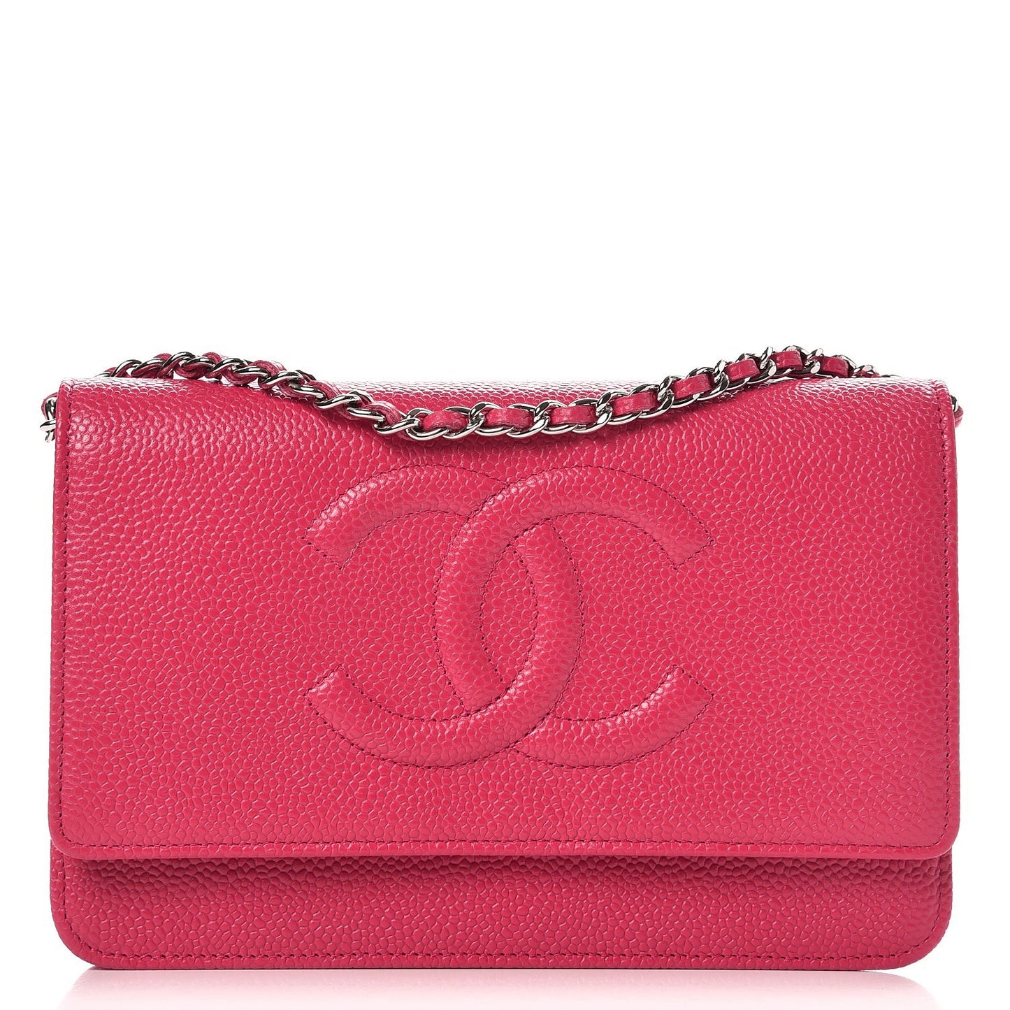 Caviar Timeless CC Wallet On Chain WOC Dark Pink