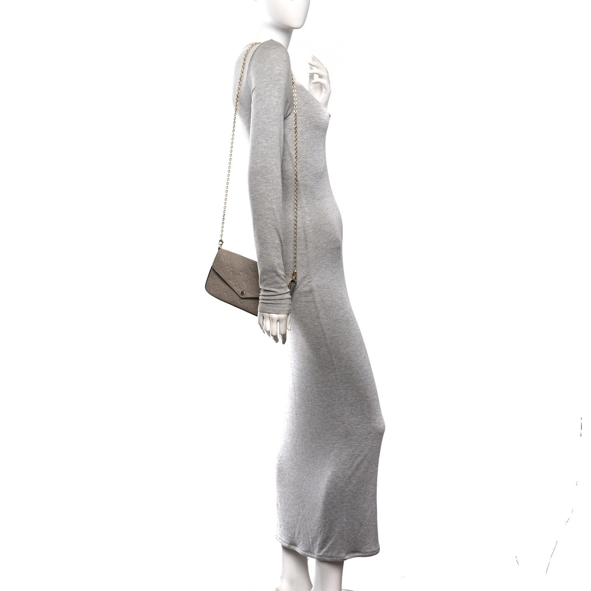 Empreinte Pochette Felicie Chain Wallet Tourterelle