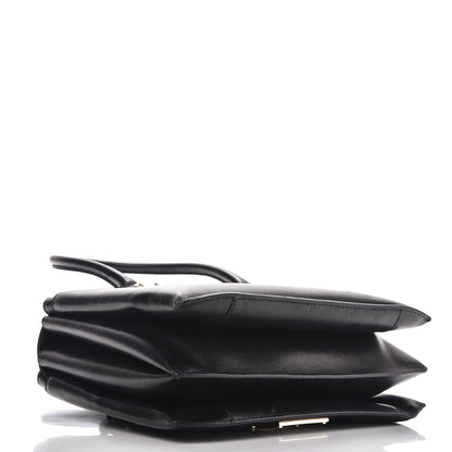 Valentino Garavani Vitello Rockstud Accordion Satchel Black 4 of 15