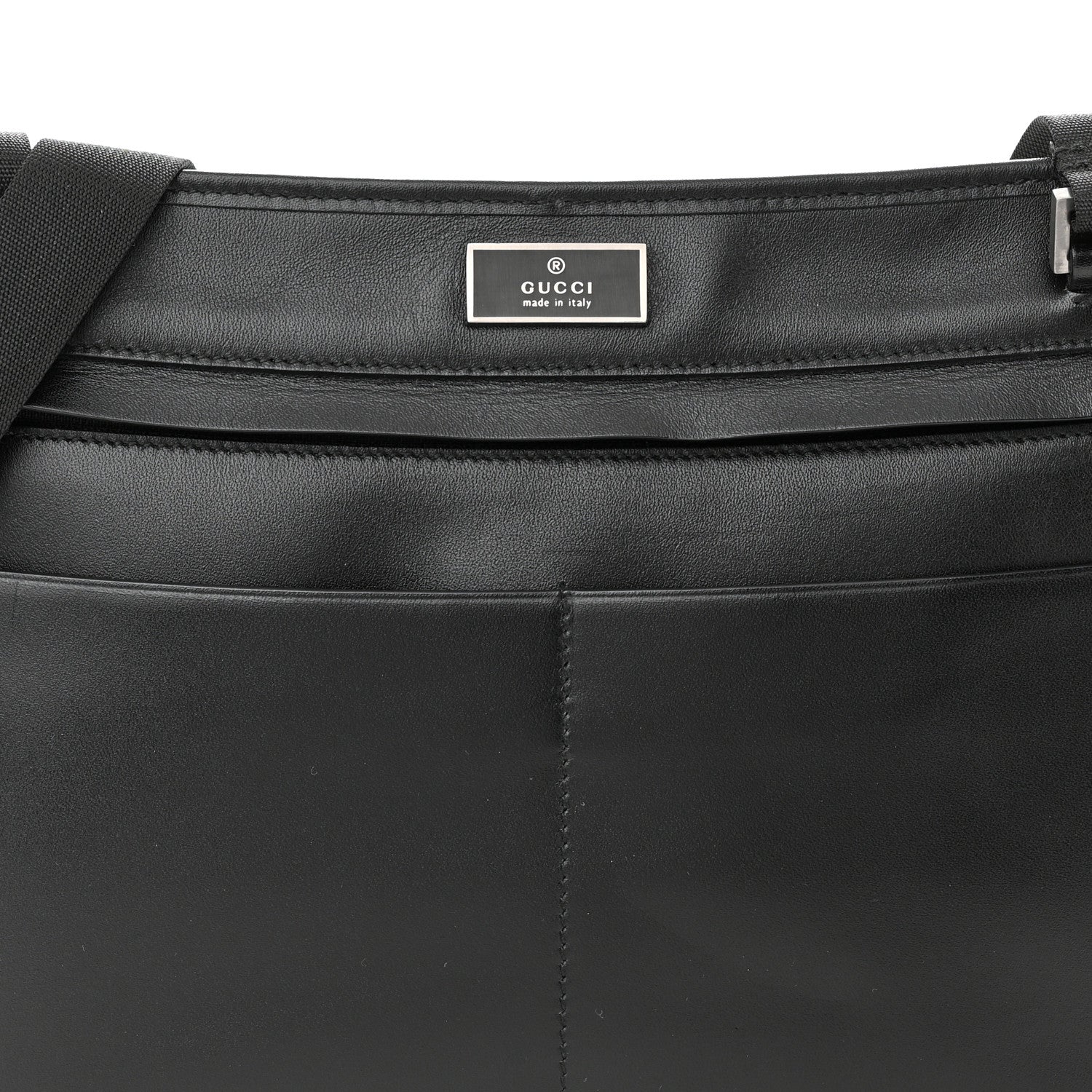 Gucci Pebbled Calfskin Medium Soho Messenger Bag Black 8 of 11
