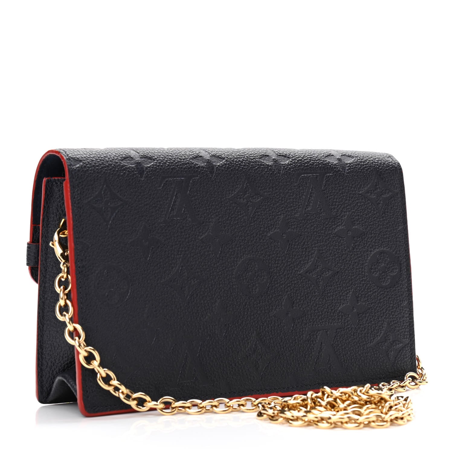 Louis Vuitton Empreinte Vavin Chain Wallet Marine Rouge 3 of 11