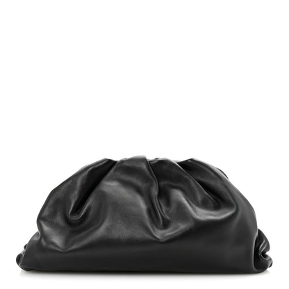 Bottega Veneta Smooth Butter Calf The Pouch Oversized Clutch Black 1 of 7