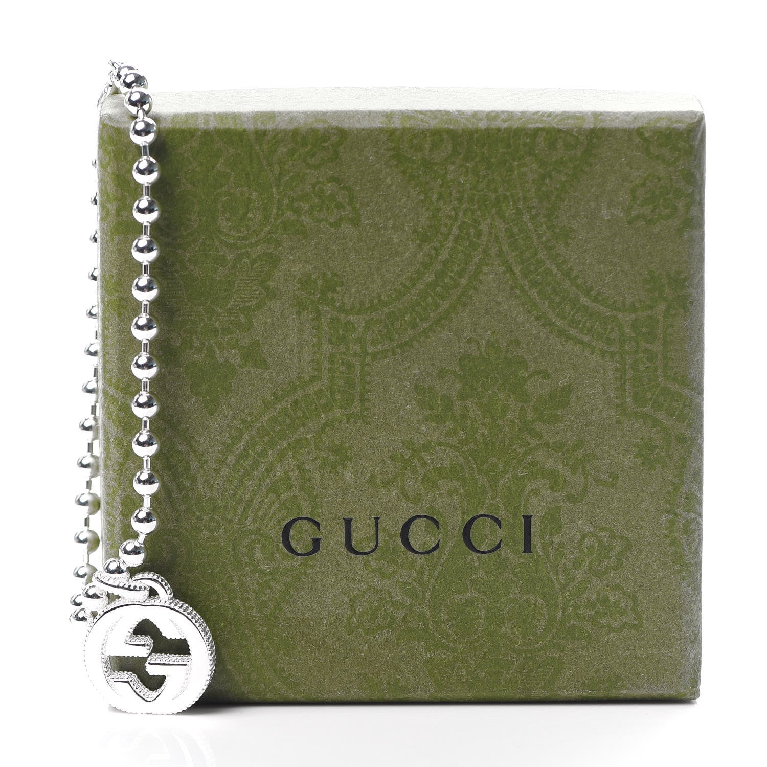 Gucci Sterling Silver Interlocking GG Charm Bracelet 6 of 6