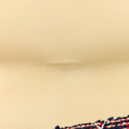 Chanel Tweed Quilted Medium Single Flap Blue Multicolor 11 of 17