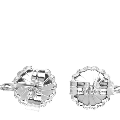 David Yurman Sterling Silver Diamond Cable Drop Earrings 4 of 6