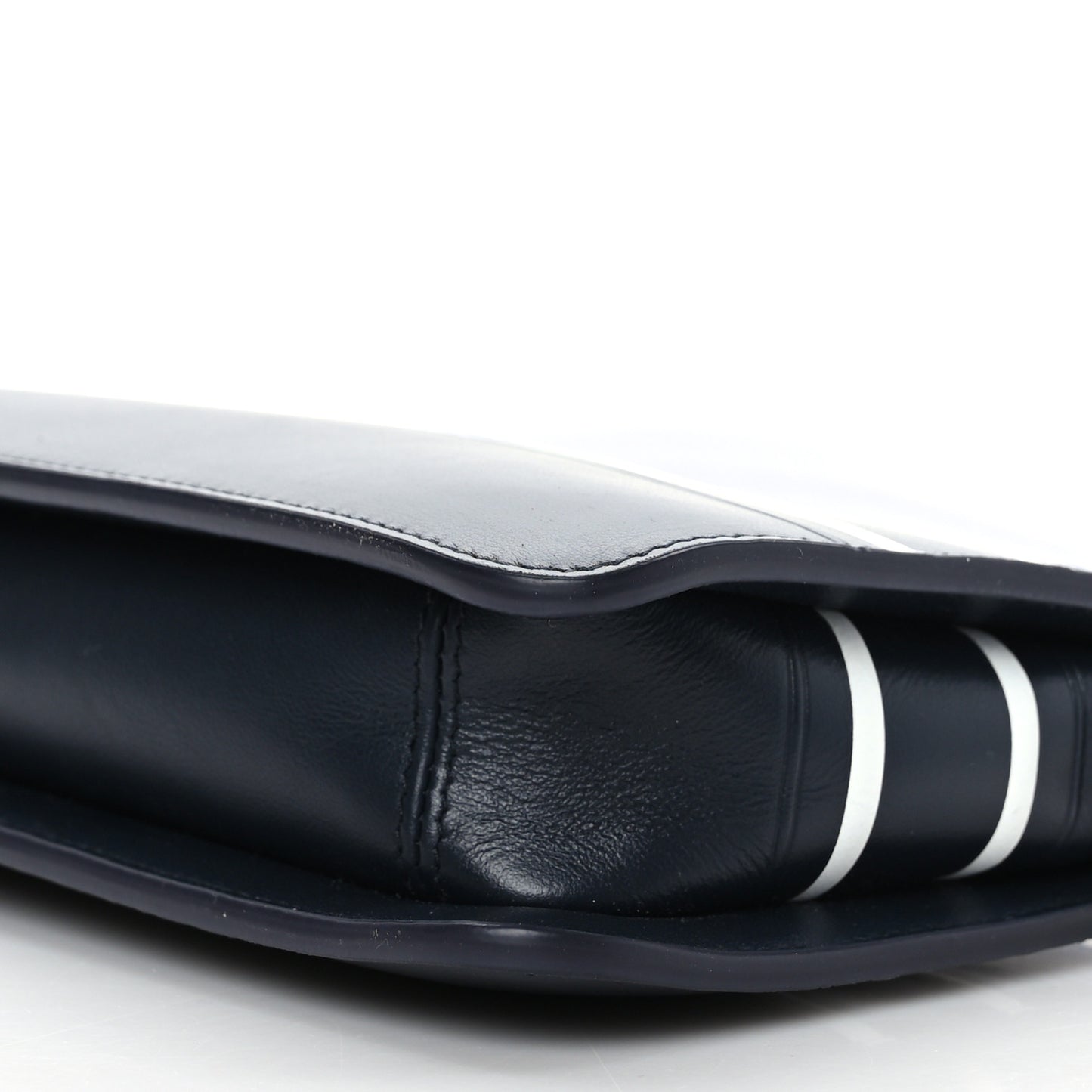 Calfskin Dior Vibe Pochette Blue White