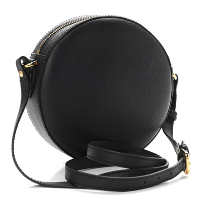 Versace Calfskin La Medusa Round Camera Bag Black 3 of 9