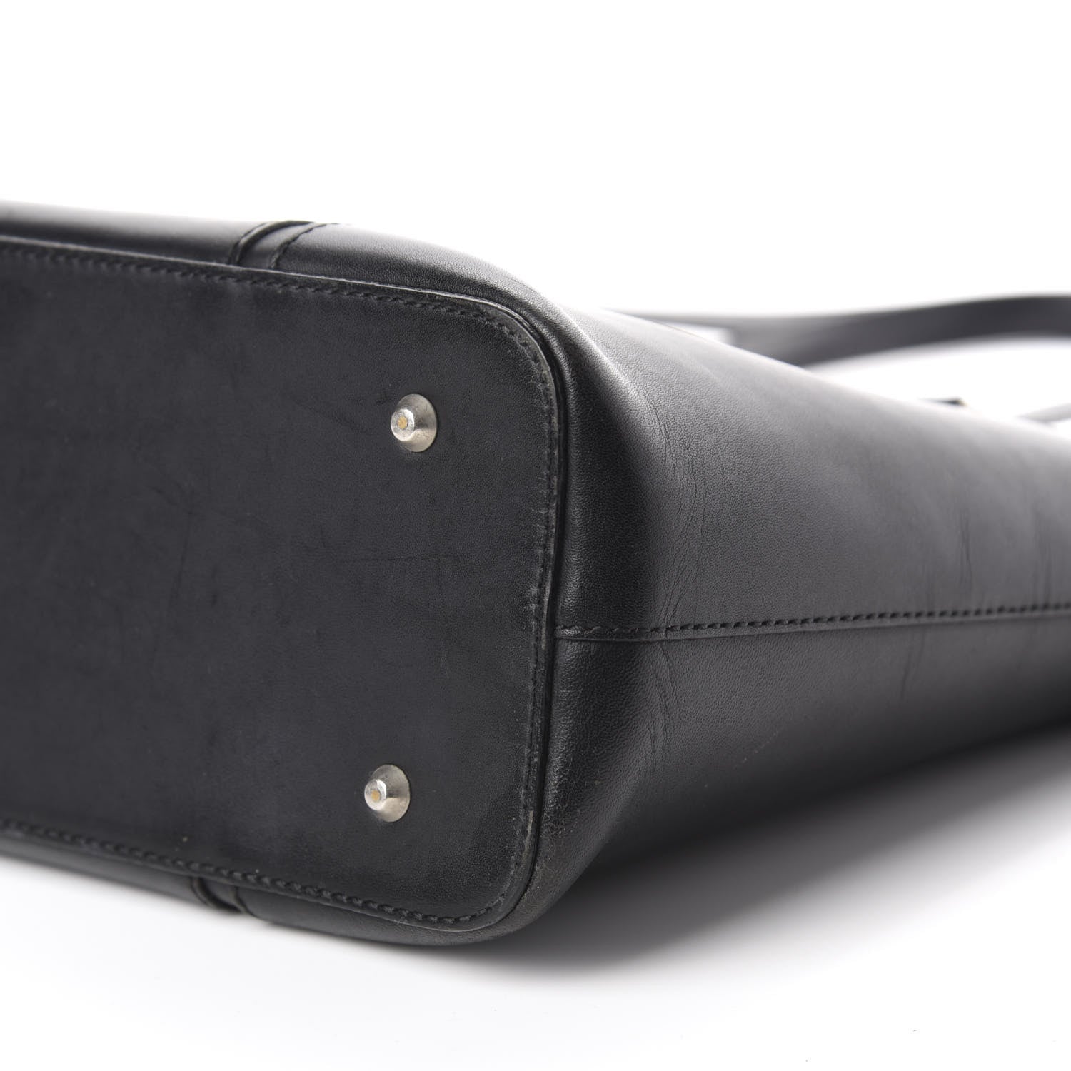 Burberry Calfskin Tote Black 7 of 12