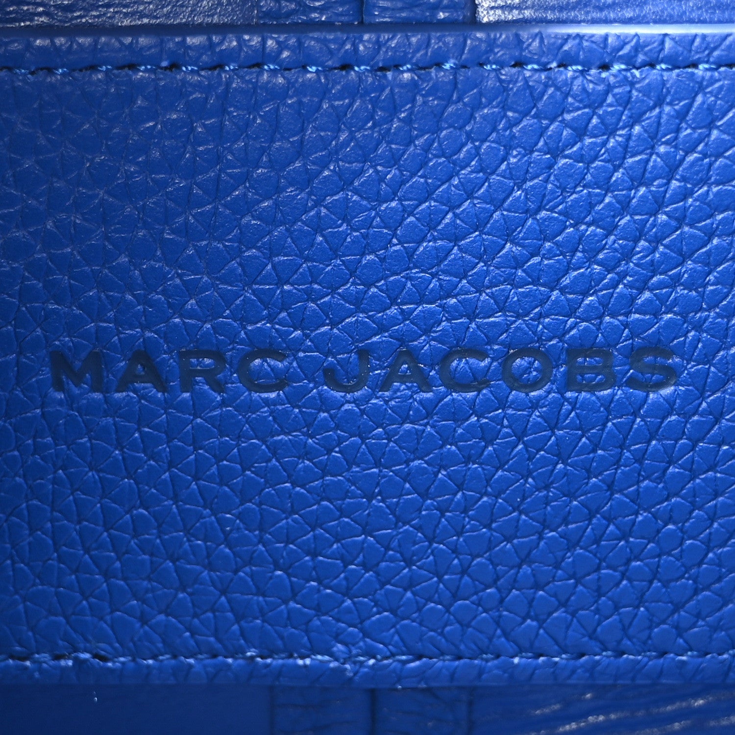 Marc Jacobs Grained Calfskin Mini The Sack Bag Cobalt 7 of 11