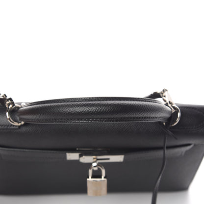 Hermes Epsom Kelly Sellier 28 Black 9 of 34
