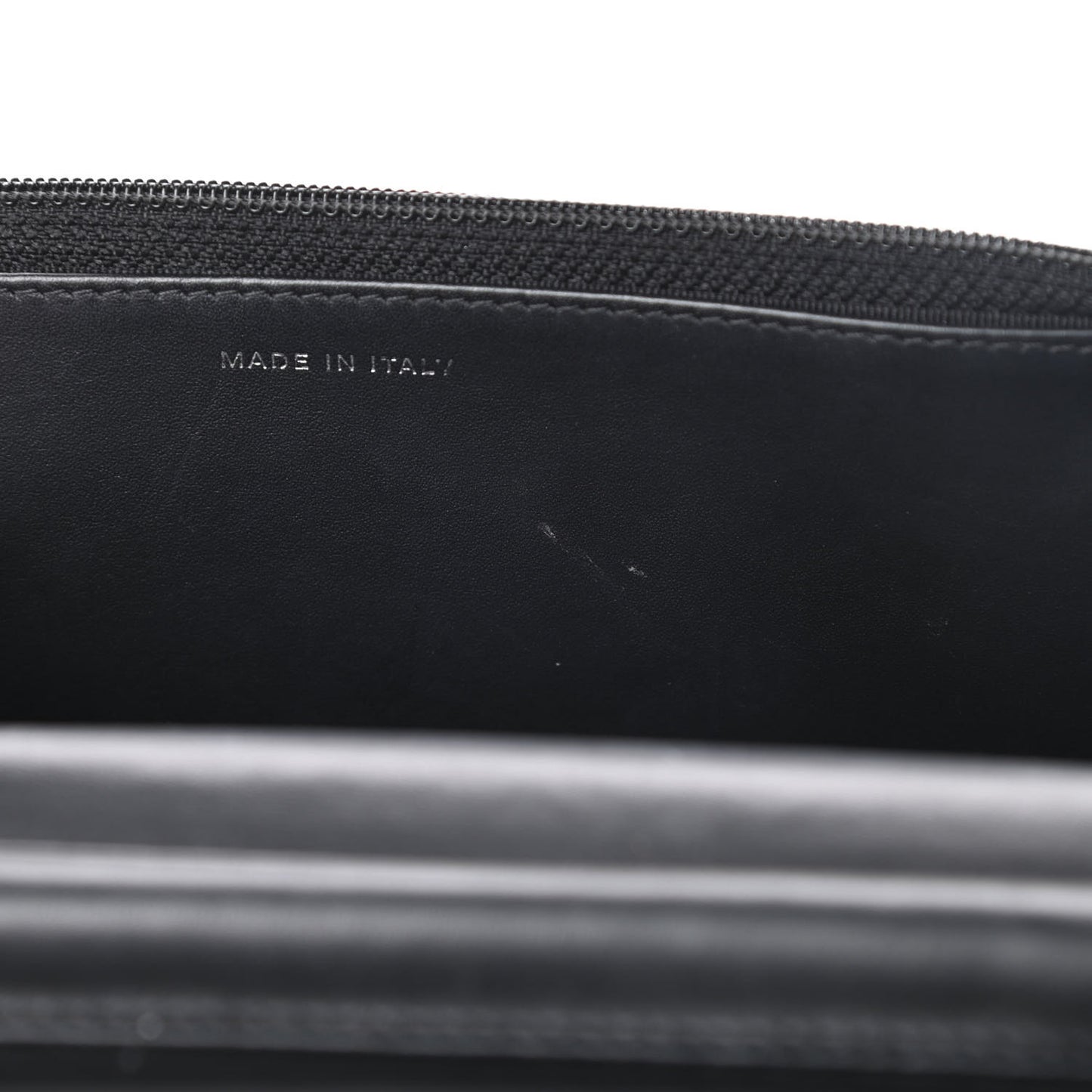 Patent Quilted Brilliant Wallet On Chain WOC Black