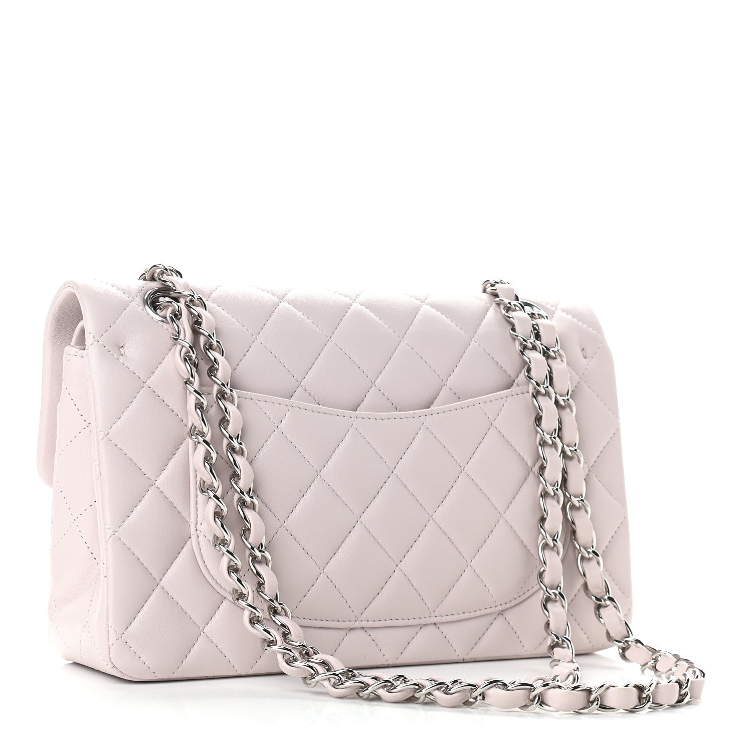 Chanel Lambskin Quilted Small Double Flap Light Purple 3 of 9