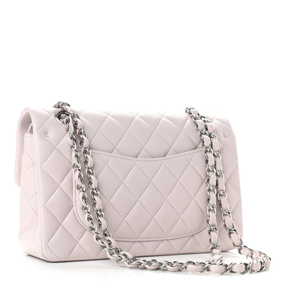 Chanel Lambskin Quilted Small Double Flap Light Purple 3 of 9