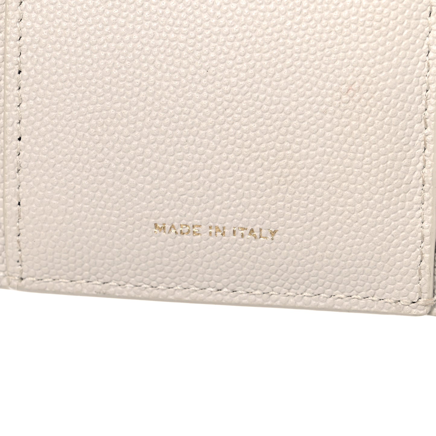 Grain De Poudre Monogram Uptown Compact Wallet Blanc Vintage
