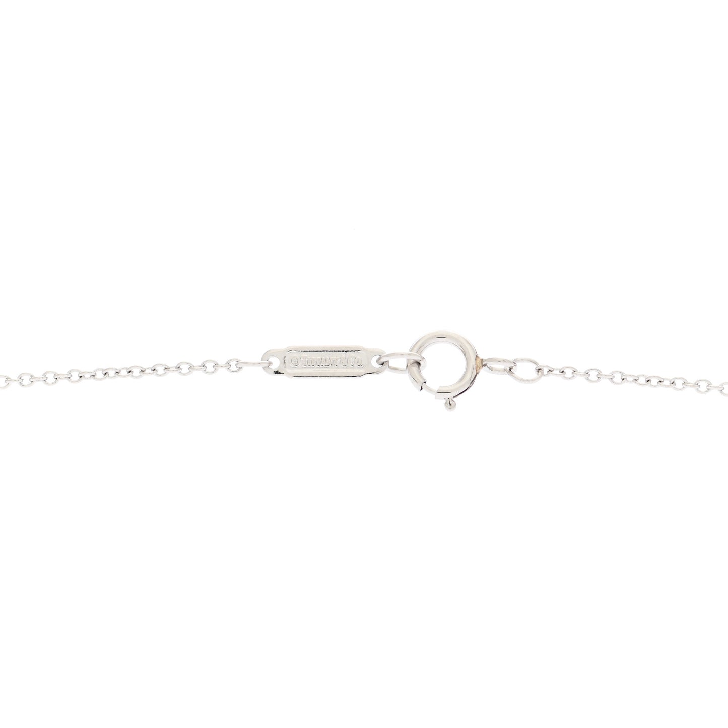 Platinum Diamond Pink Sapphire Cobblestone Pendant Necklace