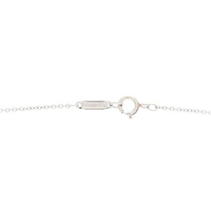 Tiffany Platinum Diamond Pink Sapphire Cobblestone Pendant Necklace 4 of 5