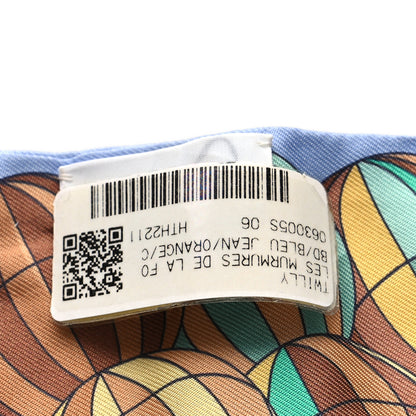 Hermes Silk Les Folies Du Ciel Twilly Bleu Lavande Soleil 3 of 4