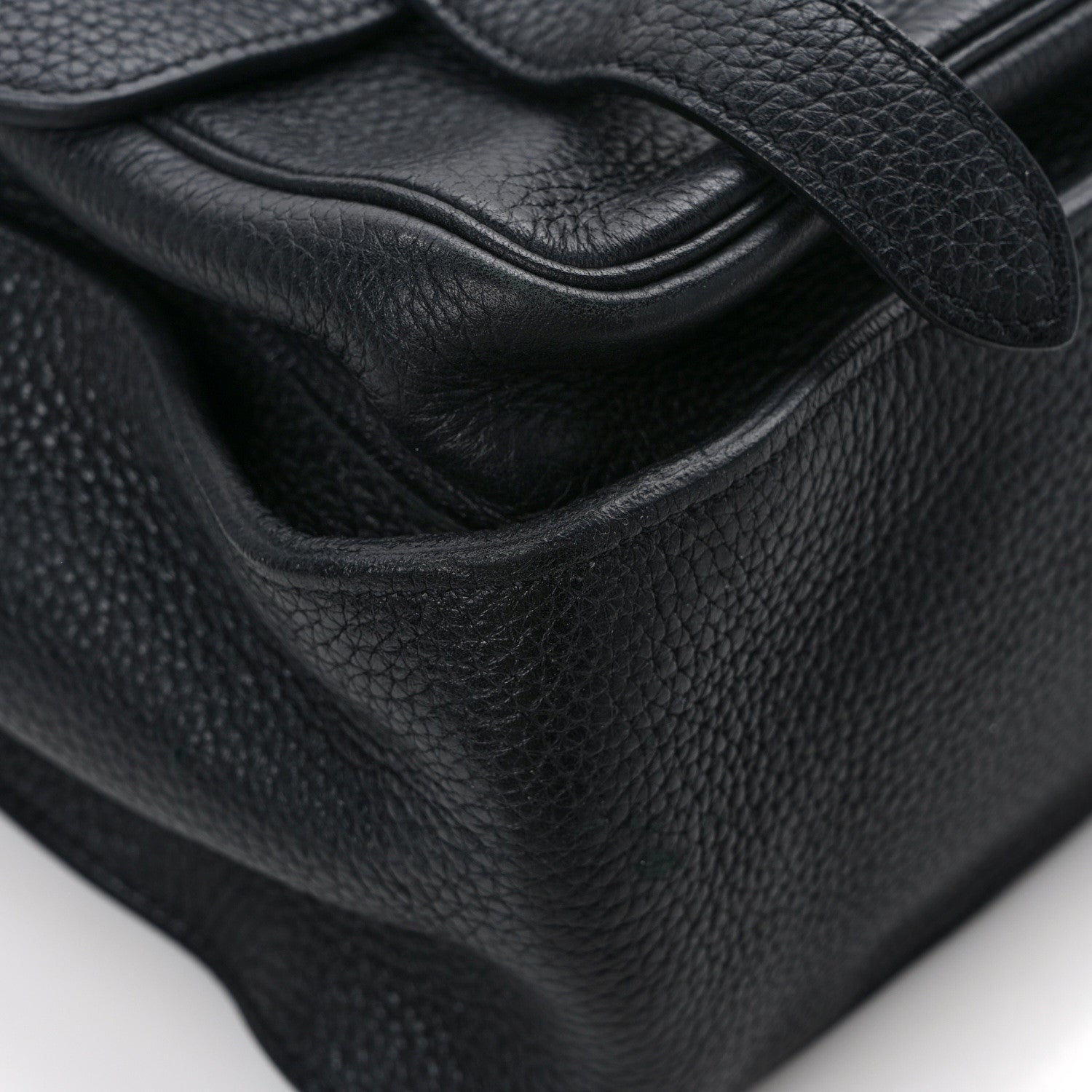 Hermes Taurillon Clemence Steve Caporal Messenger Black 10 of 16