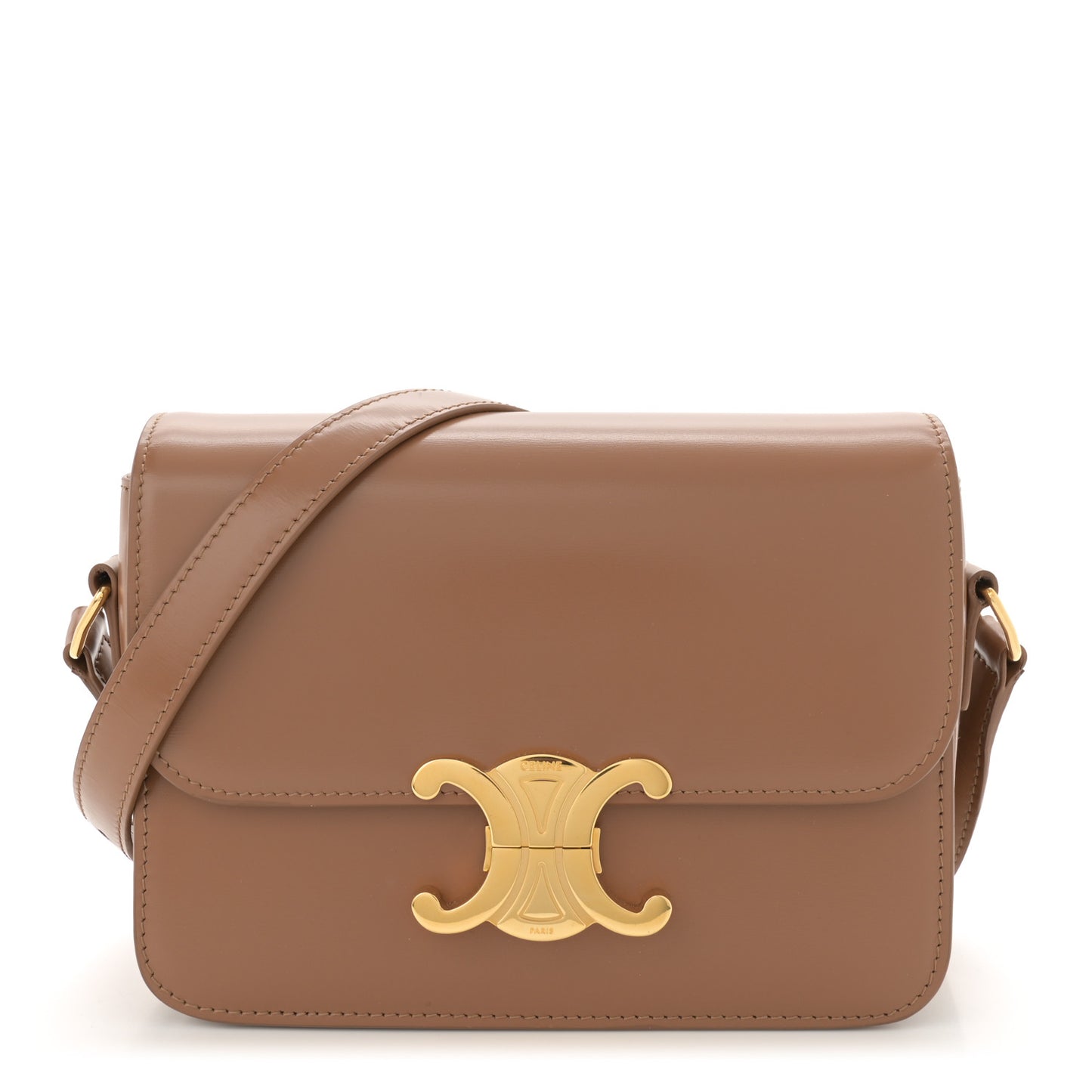 Shiny Calfskin Teen Triomphe Bronze