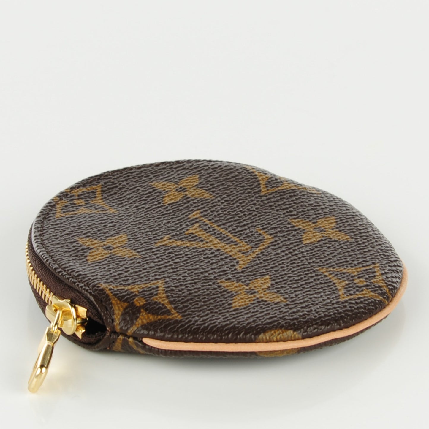 Monogram Round Coin Purse