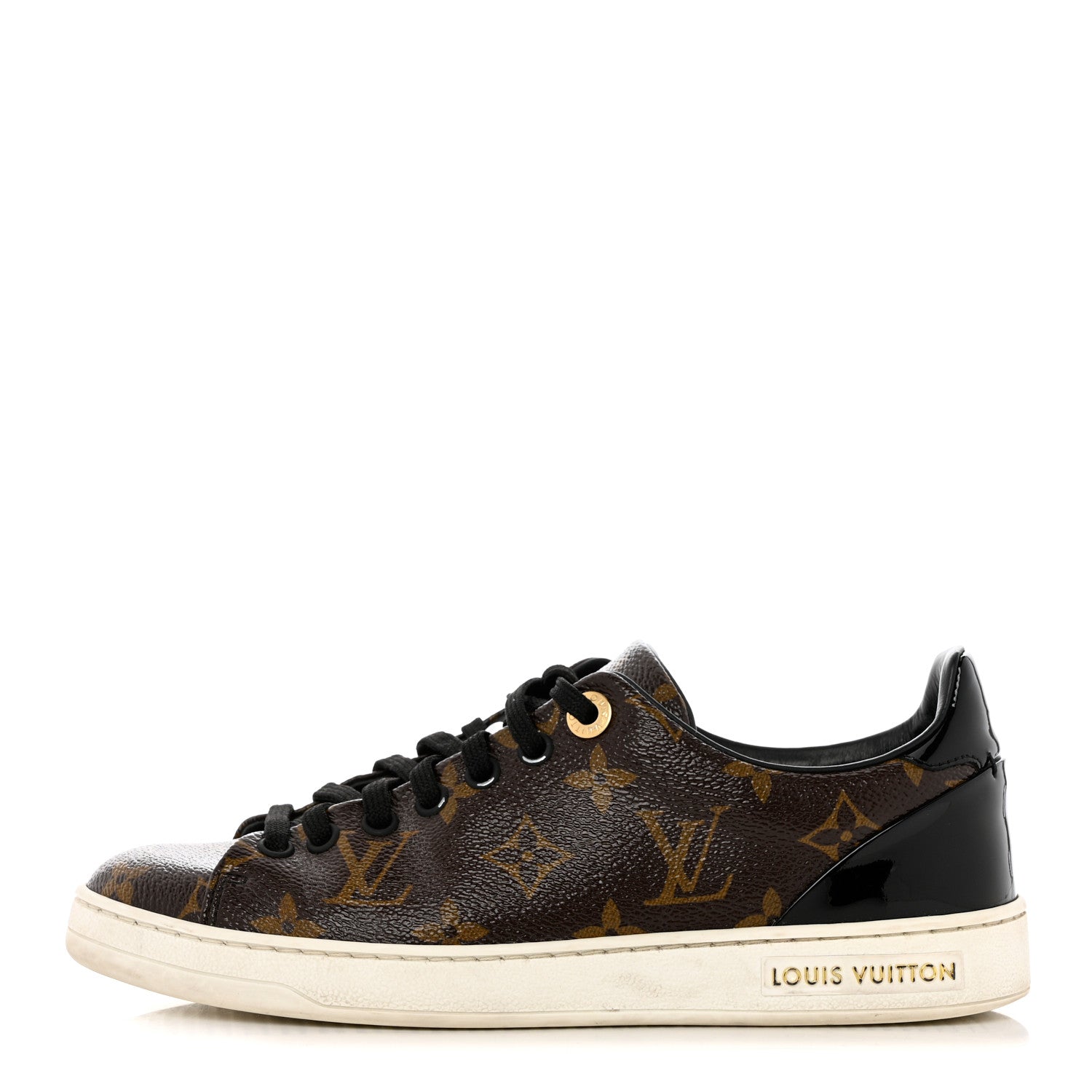 Louis Vuitton Patent Monogram Frontrow Sneakers 35.5 1 of 12