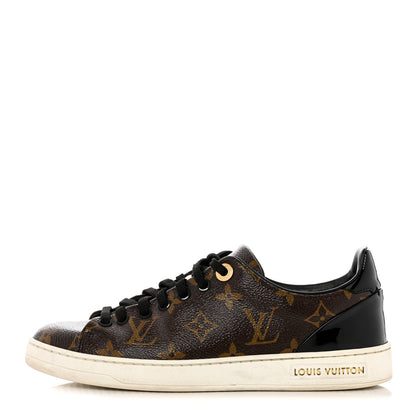 Louis Vuitton Patent Monogram Frontrow Sneakers 35.5 1 of 12