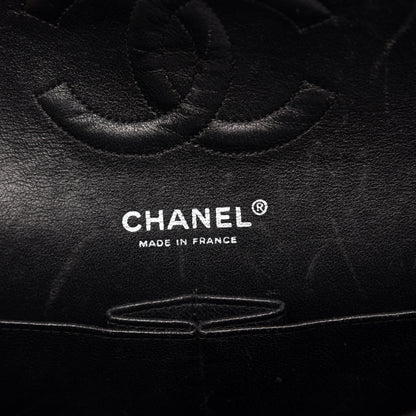 Chanel Lambskin Perforated Medium Double Flap Black 7 of 17