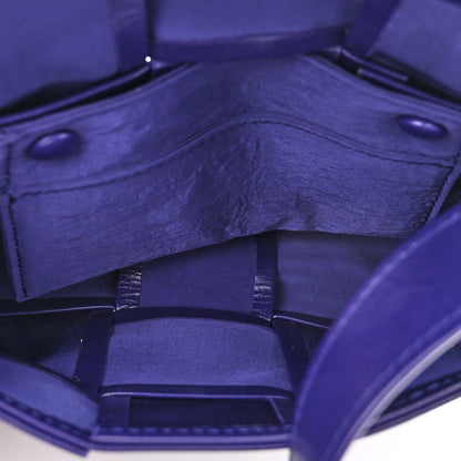 Bottega Veneta Paper Calfskin Maxi Intreccio Extra Mini Cassette Crossbody Bag Purple 5 of 11