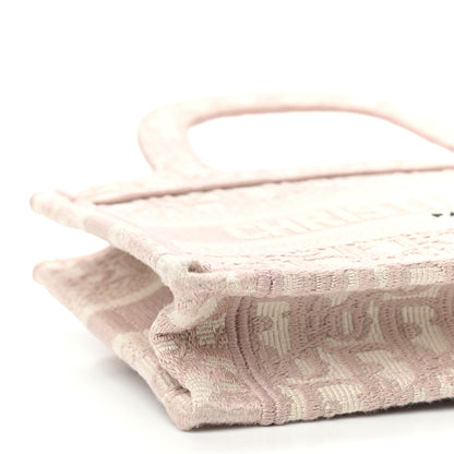 Christian Dior Oblique Mini Book Tote Rose Des Vents Multicolor 9 of 12