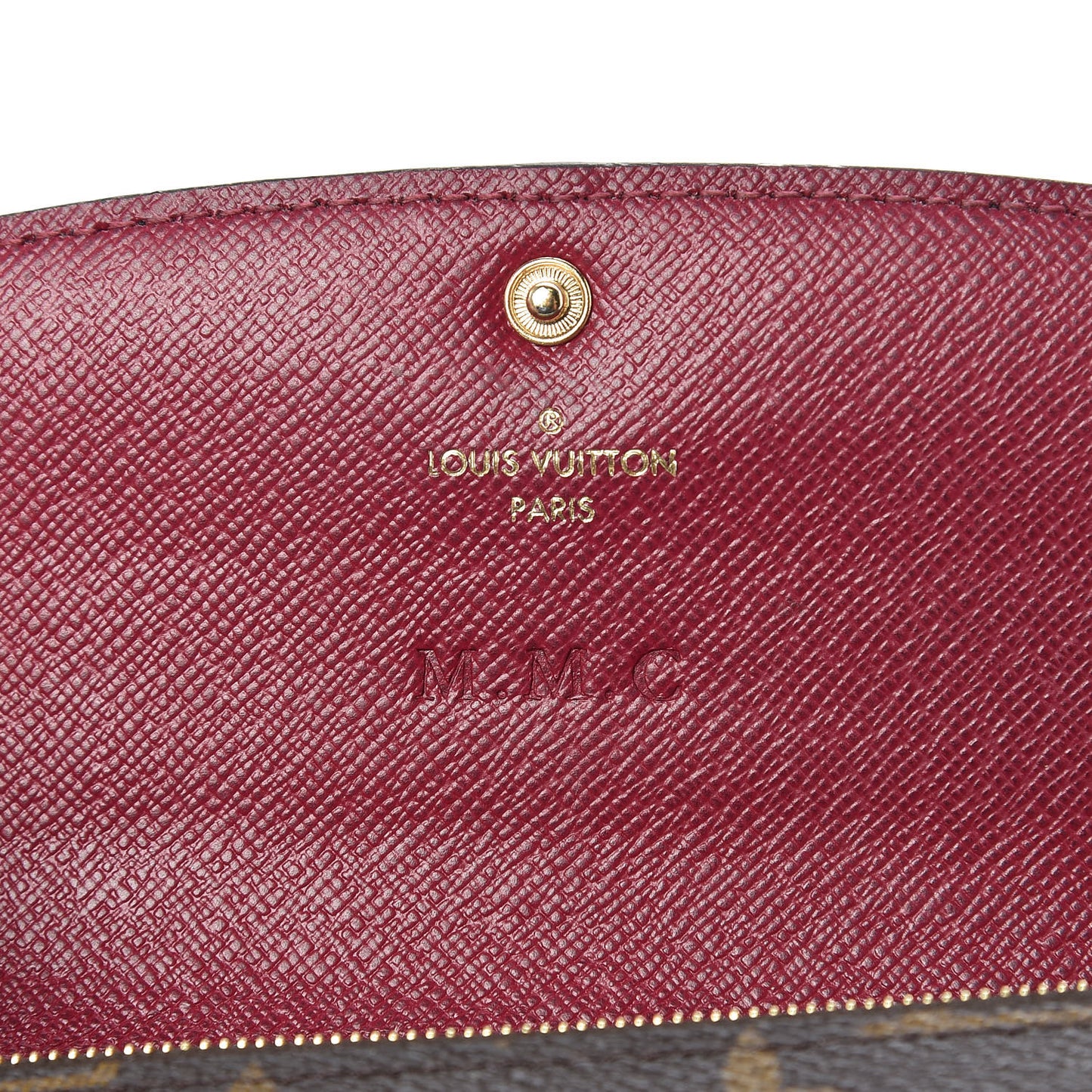 Monogram Emilie Wallet Fuchsia