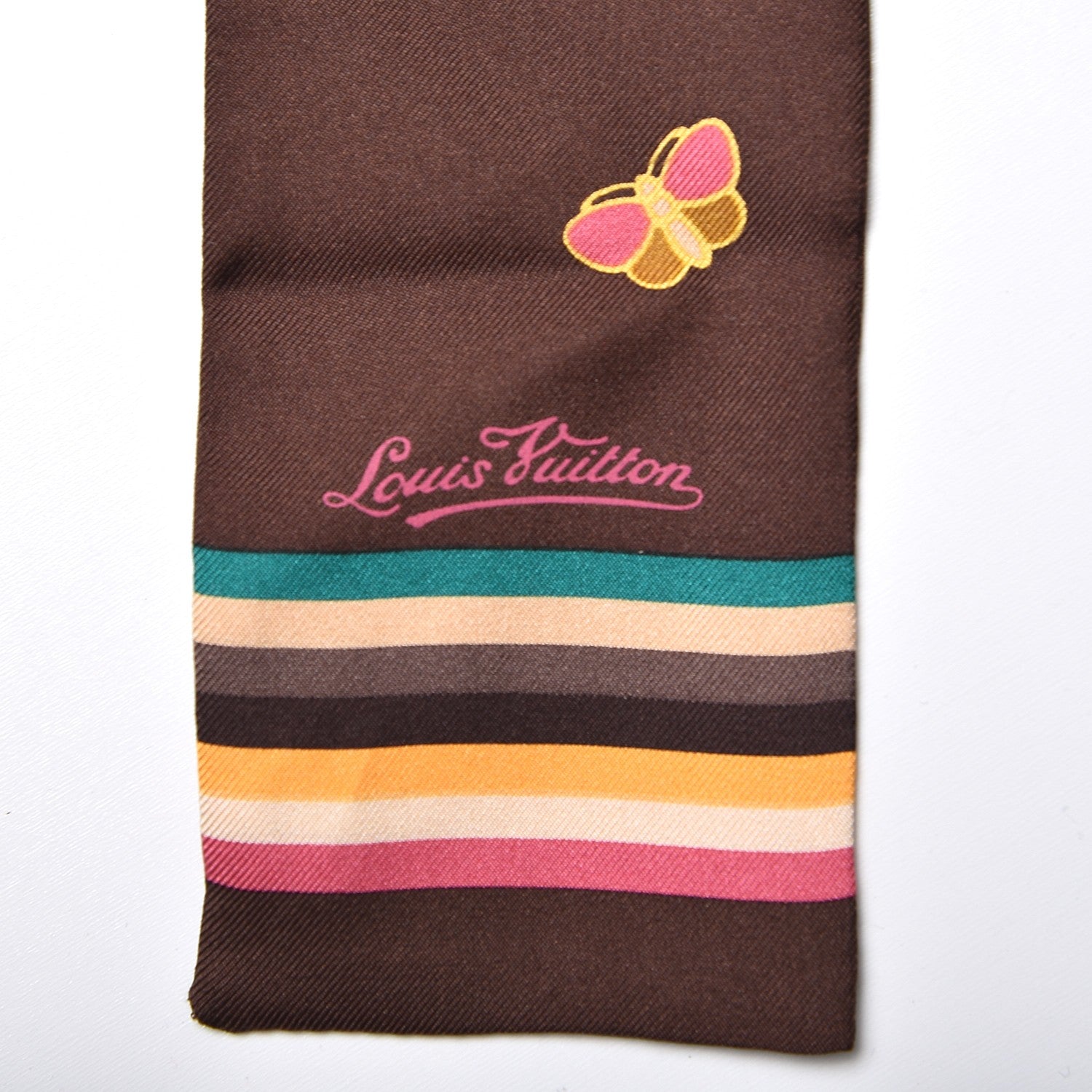 Louis Vuitton Silk Papillon Butterfly Bandeau 3 of 4