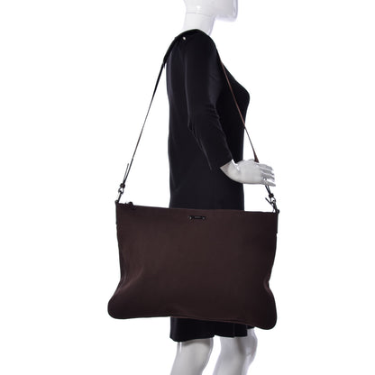 Gucci Canvas Messenger Bag Dark Brown 2 of 9