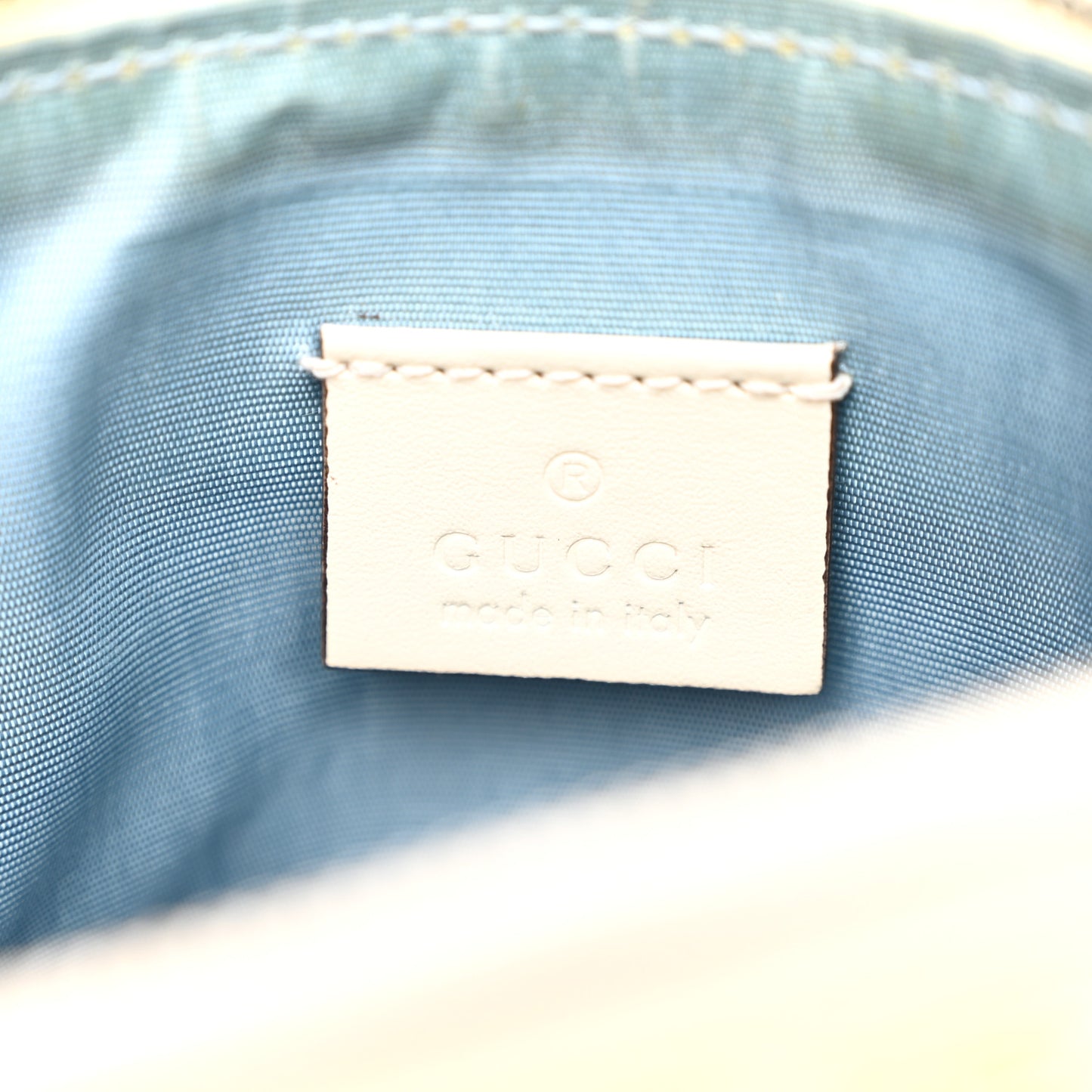 X SEGA Calfskin GUCCY Stars Mini Dome Shoulder Bag Mystic White Gold