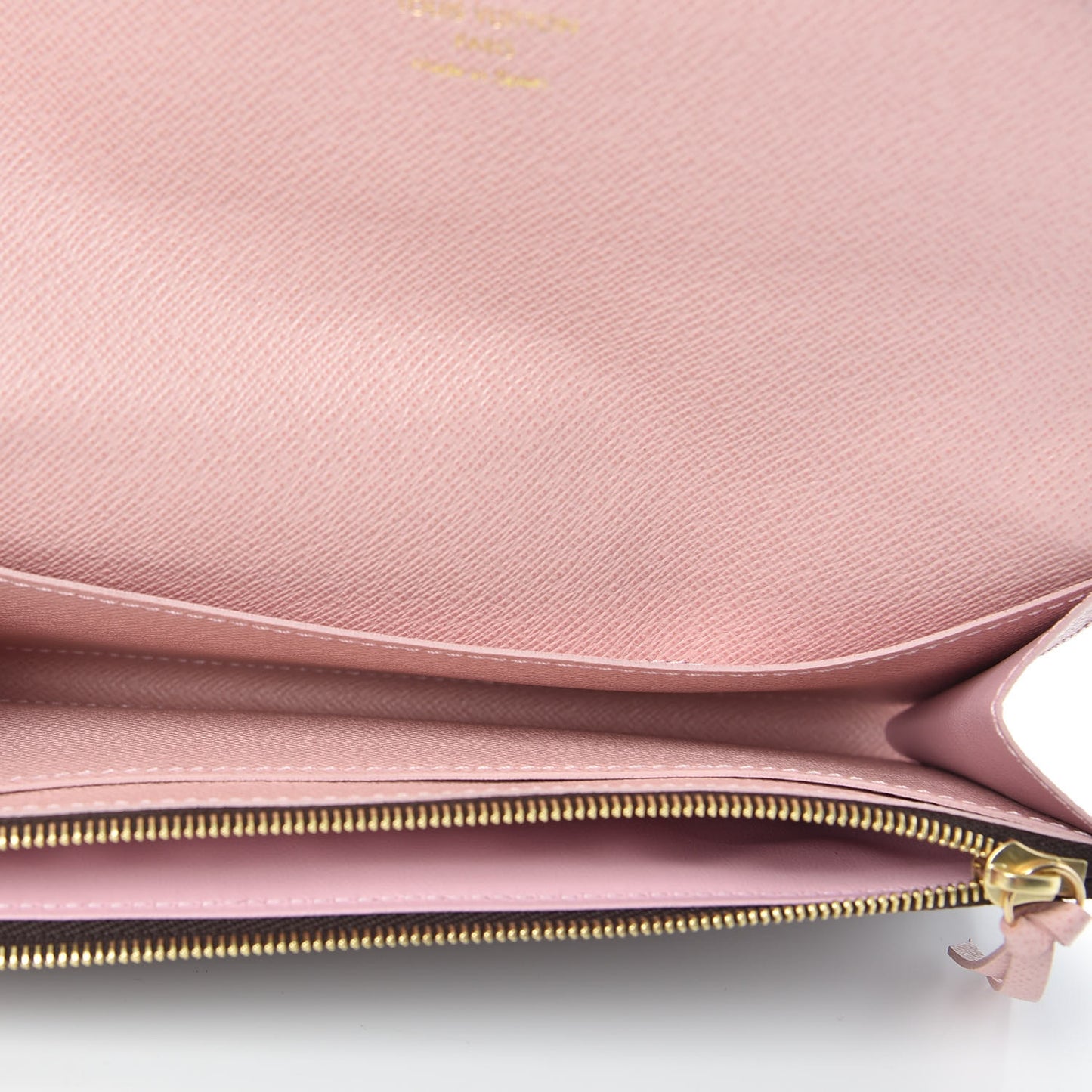 Damier Ebene Caissa Wallet Rose Ballerine