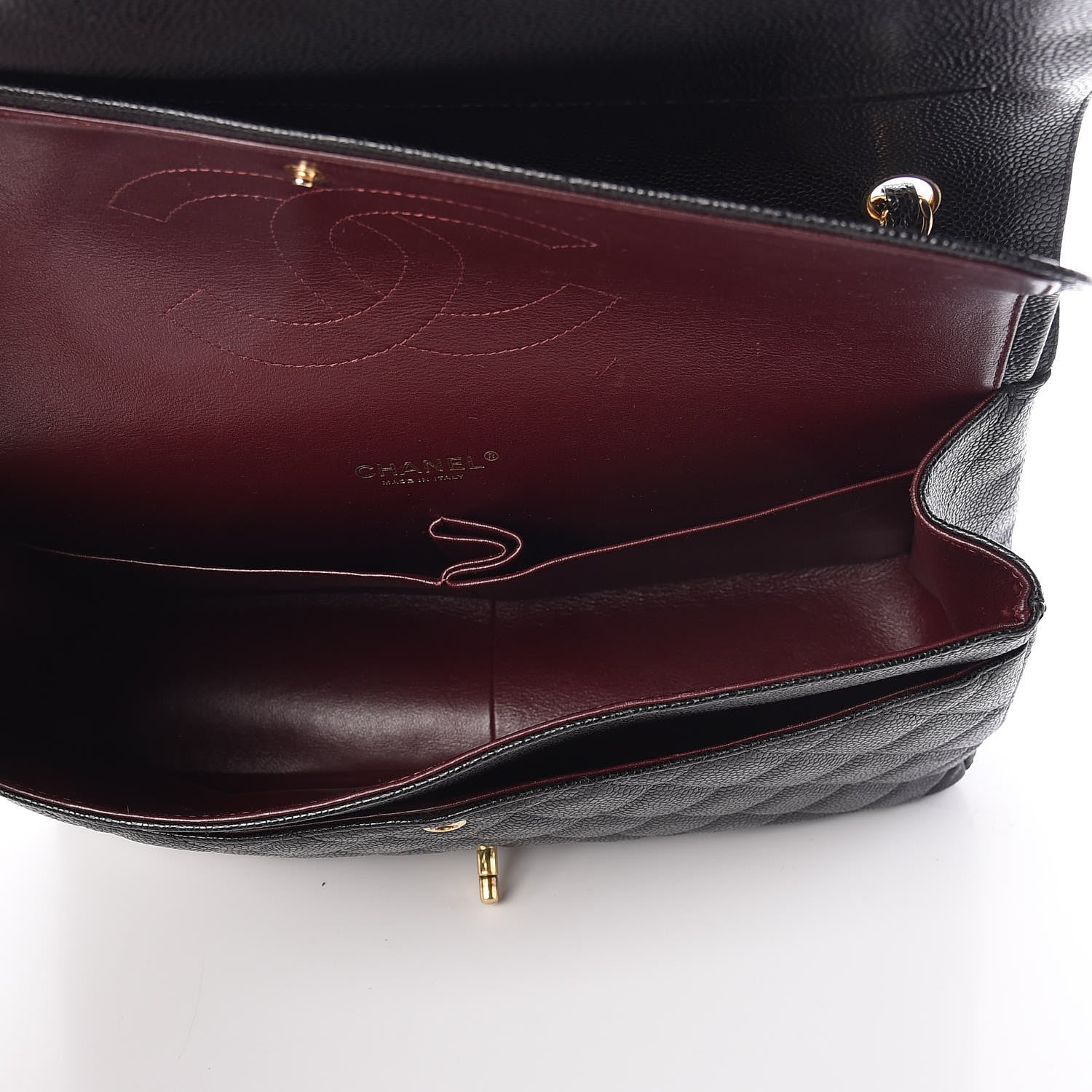 Chanel Caviar Quilted Maxi Double Flap Black 5 of 11