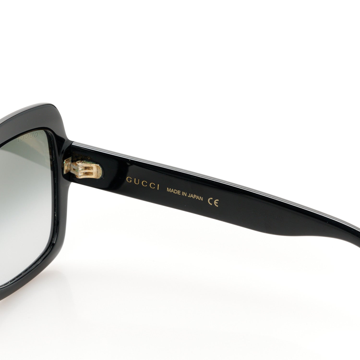 Gucci Acetate Square Frame Sunglasses GG0036S Black 6 of 9