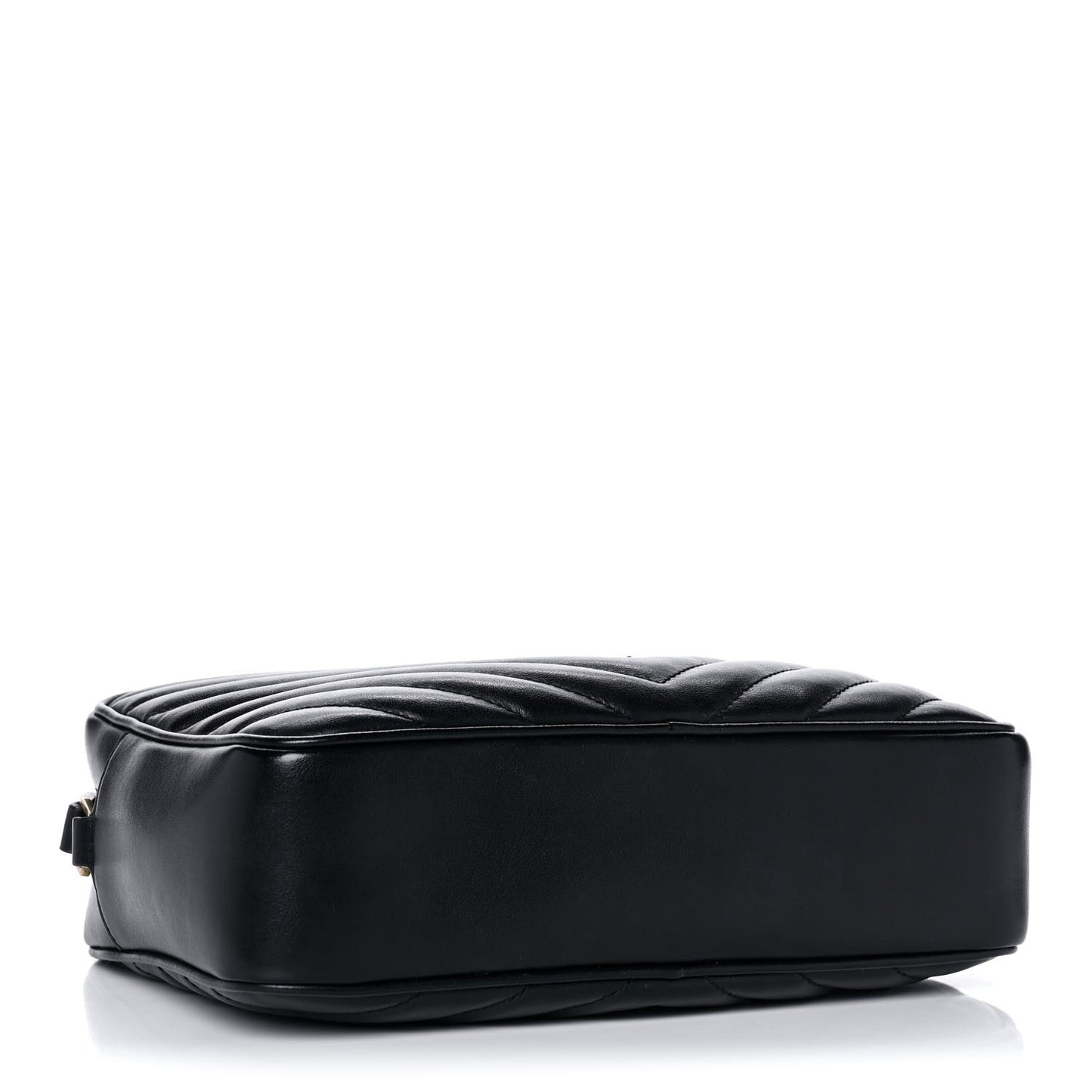 Calfskin Matelasse Monogram Lou Camera Bag Black
