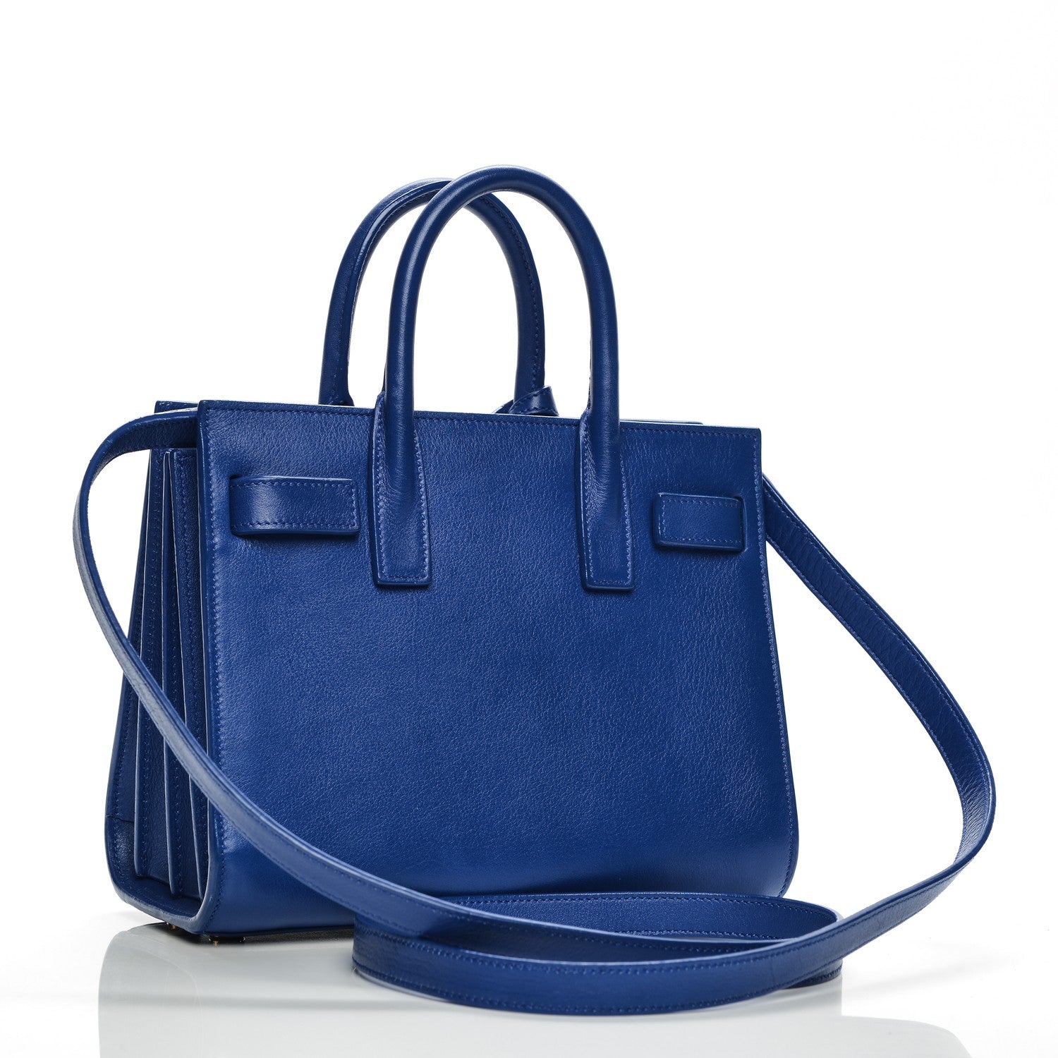 Saint Laurent Calfskin Nano Sac De Jour Royal Blue 3 of 7