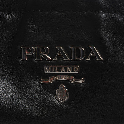 Prada Soft Calf Two Pocket Hobo Nero Black 10 of 10
