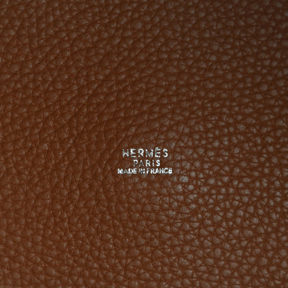 Hermes Taurillon Clemence Picotin 26 GM Gold 6 of 11